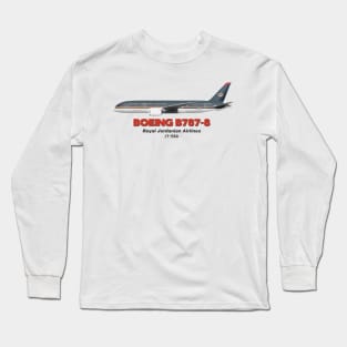 Boeing B787-8 - Royal Jordanian Airlines Long Sleeve T-Shirt